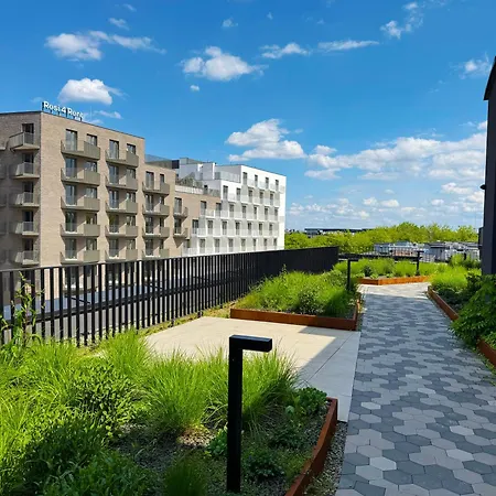 Apartamento Luxury Penthouse With 55m2 Terrace, Ac And Parking Cracóvia