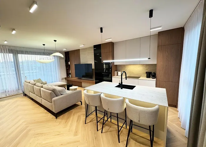 Luxury Penthouse With Large Terrace 公寓 克拉科夫